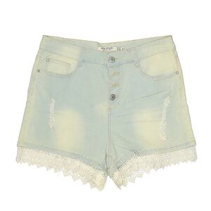 Size 9 Women's Light Blue Lace Trim Shorts